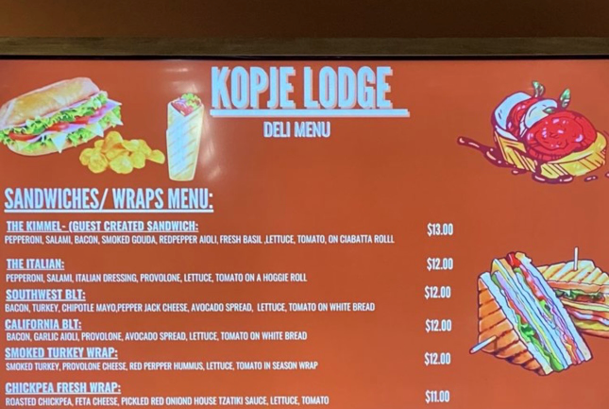 Deli Menu