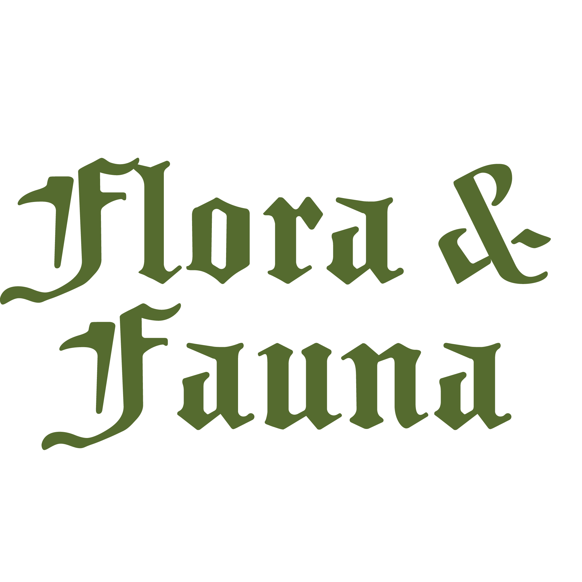 flora and fauna logo