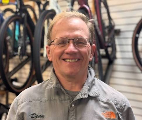 Friendly bicycle shop staff